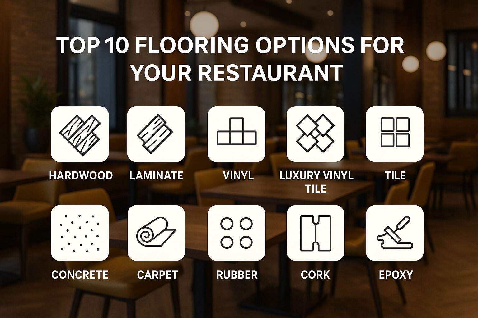Top 10 Flooring Options for Your Restaurant