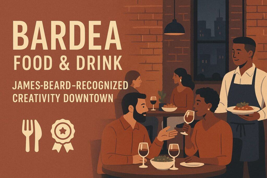 Bardea Food & Drink: James Beard–Recognized Creativity Downtown