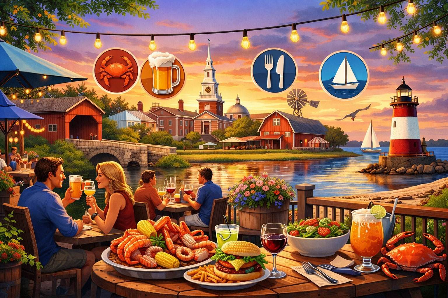 Best Outdoor Dining Restaurants in Delaware