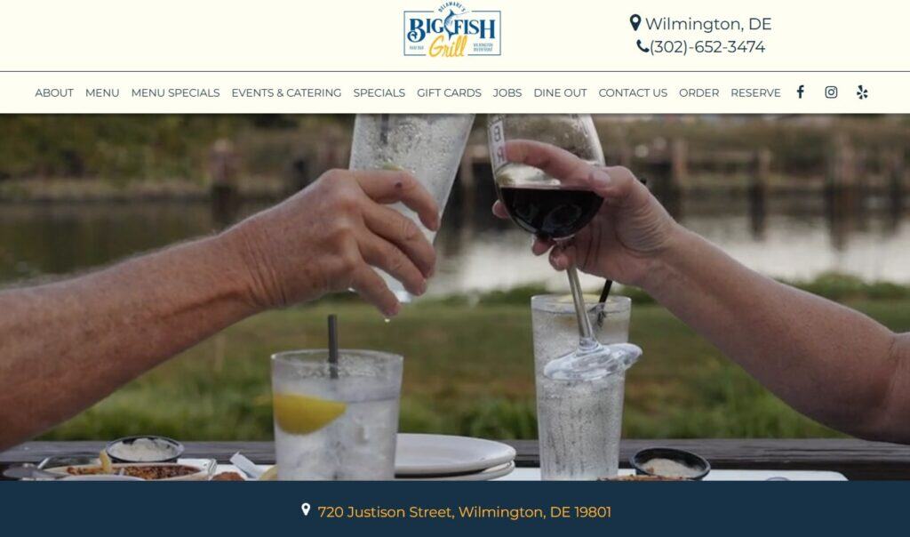 Big Fish Grill on the Riverfront (Views + Crowd-Pleaser Menu)