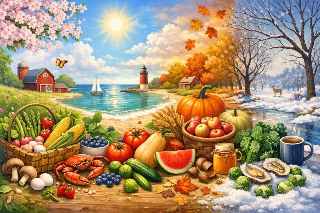 Delaware’s Seasonal Ingredient Rhythm (How to Think in Seasons)