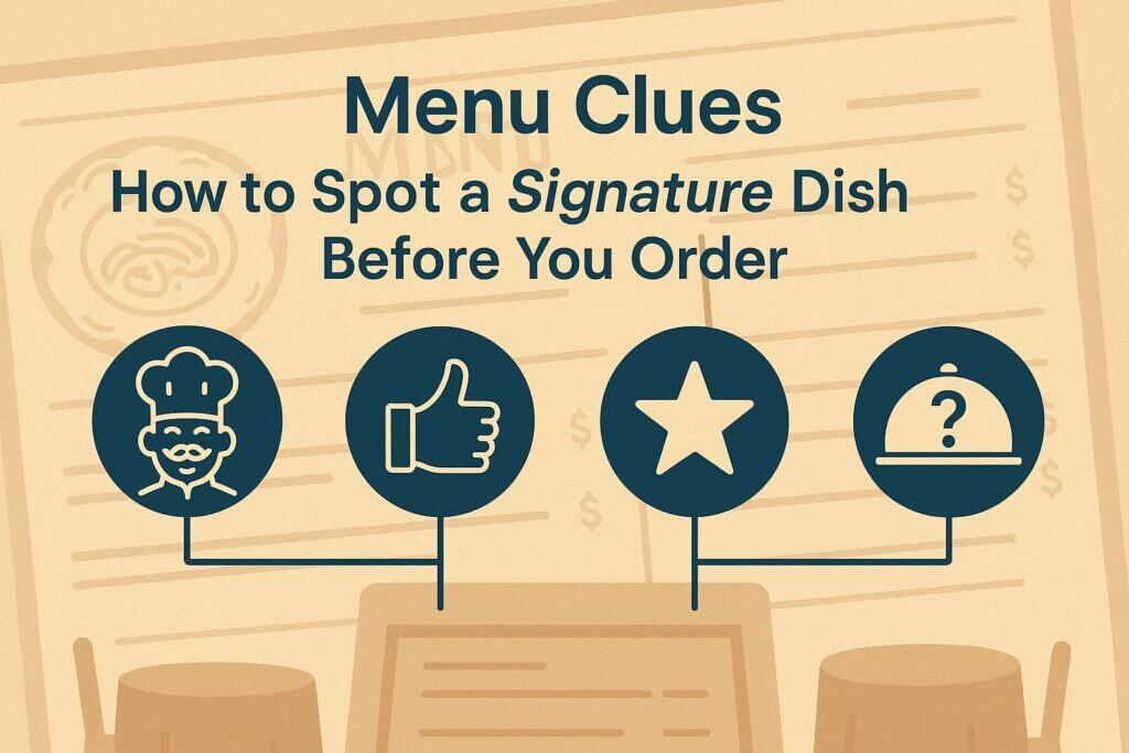 Menu Clues: How to Spot a Signature Dish Before You Order