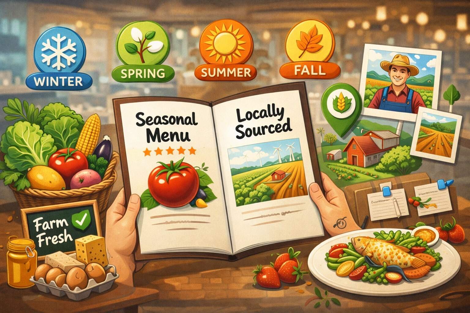 Understanding Seasonal Menus & Local Ingredients