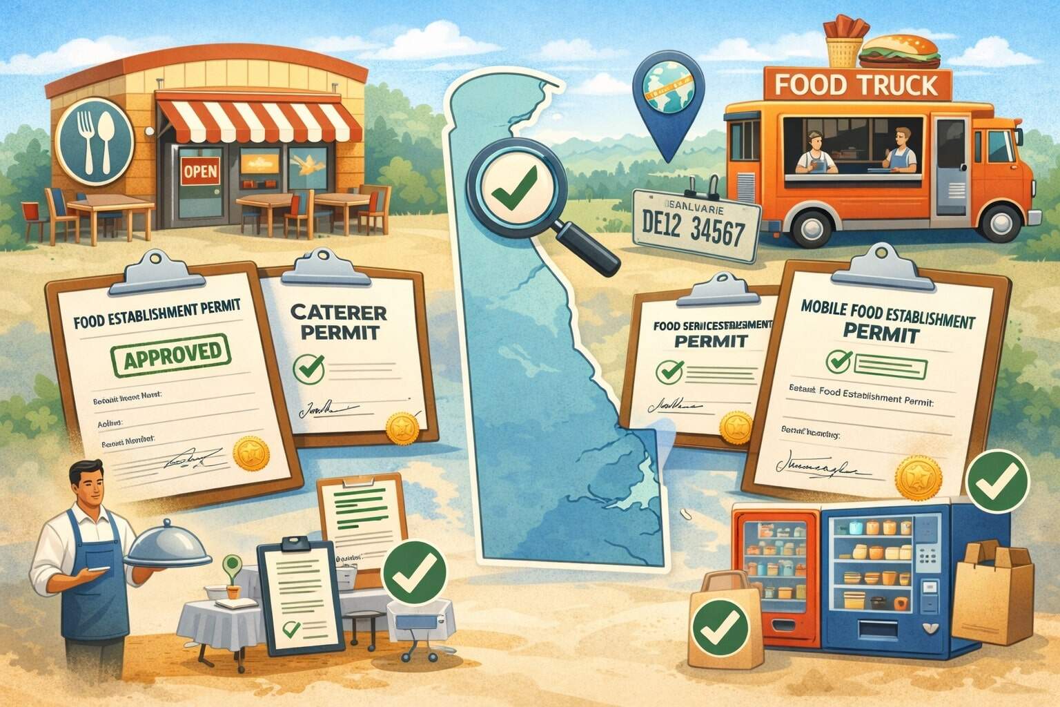 Food Service Permits Required in Delaware (2026 Updated Guide)