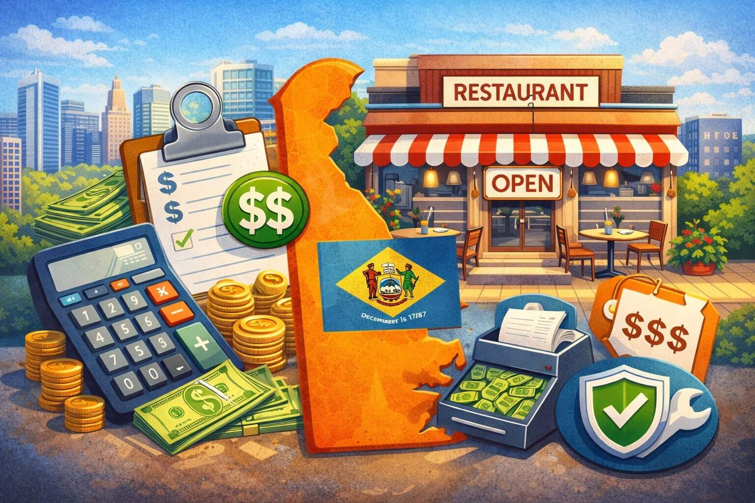 How Much It Costs to Open a Restaurant in Delaware