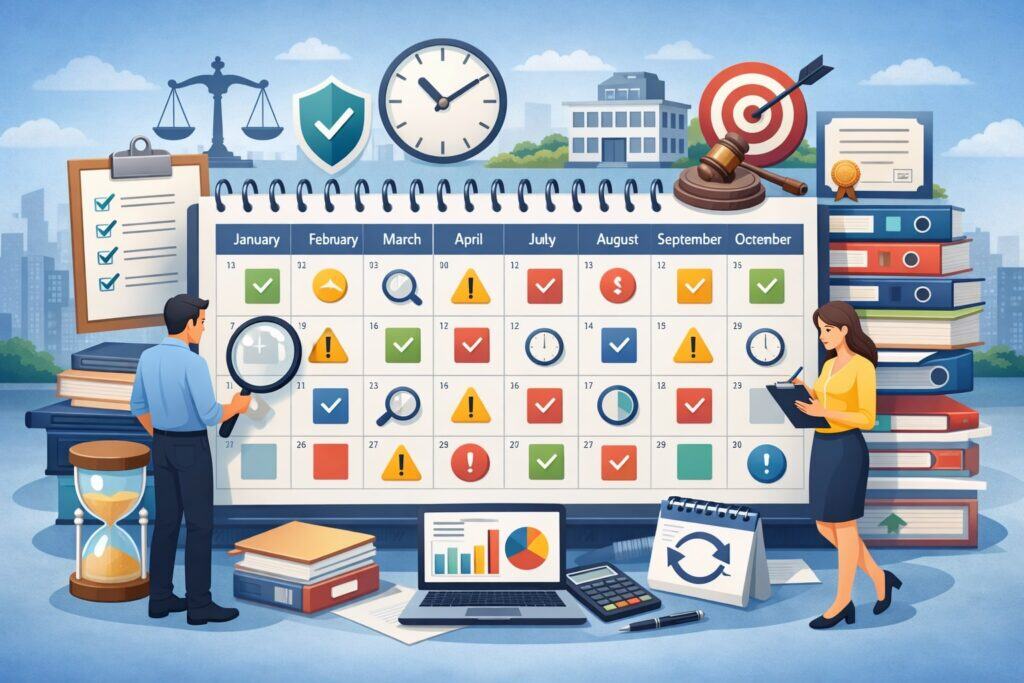 Renewal Timing and Planning: Building a 12-Month Compliance Calendar