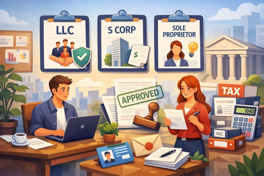 Step 1: Choose a Business Structure and Register Properly