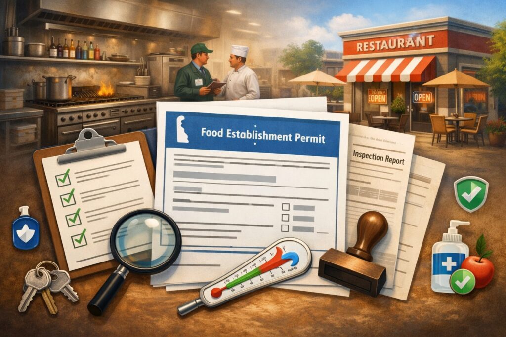 The Core Permit: Food Establishment Permit (Delaware Division of Public Health)