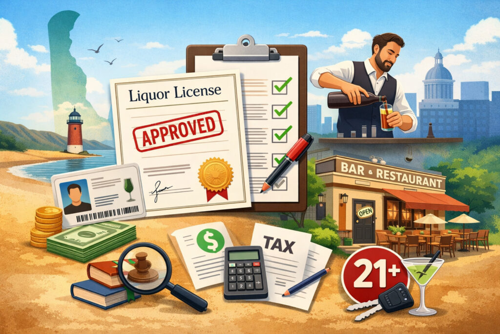 Basic Delaware Liquor License Requirements