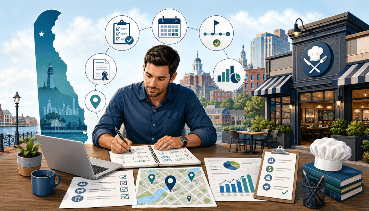 How to Create a Restaurant Launch Plan for Delaware Cities