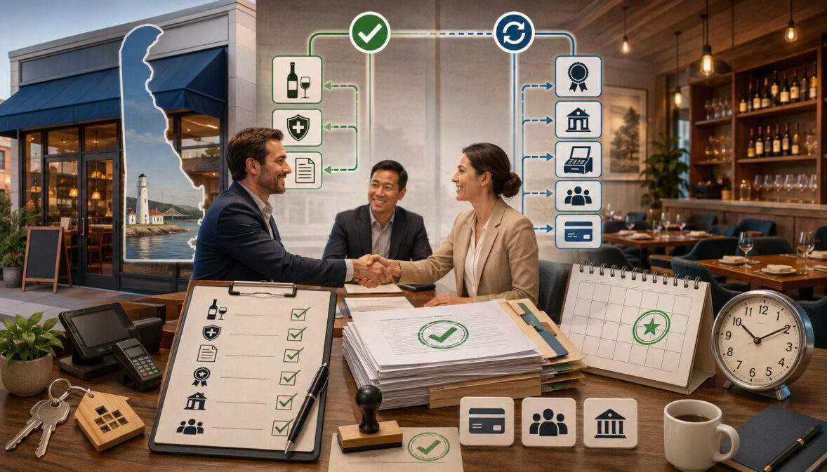 Buying an Existing Delaware Restaurant: Which Licenses Transfer, Which Don’t, and the Approvals That Set Your Closing Date