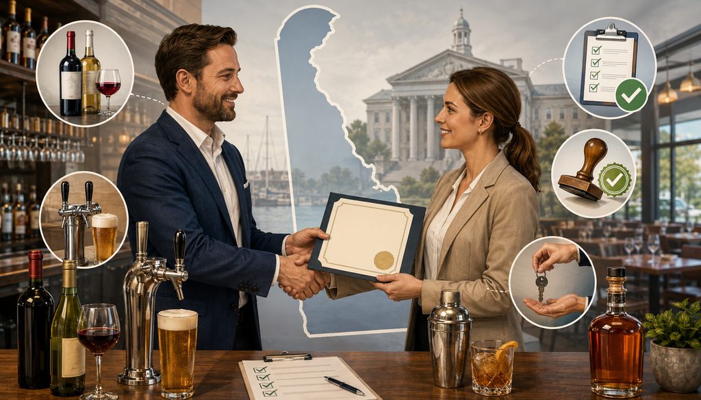 Delaware liquor license transfer between restaurant owners